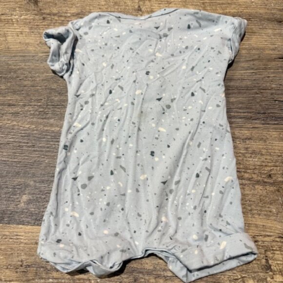 Lou Lou Romper Size 6-12 Months Blue Print - Picture 2 of 3